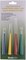The Beadsmith 4-Piece Diamond Tipped Bead Reamer Set, Color Coded Plastic Handles, Remove Burrs, Enlarge Holes, Smooth Edges